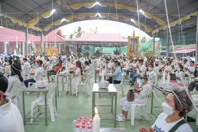 ประมวลภาพพิธีสวดนพเคราะห์และพุทธาภิเษกวัตถุมงคล วัดจุฬามณี ปี ๒๕๖๔