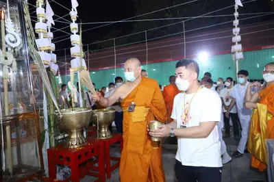 ประมวลภาพพิธีสวดนพเคราะห์และพุทธาภิเษกวัตถุมงคล วัดจุฬามณี ปี ๒๕๖๔