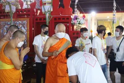 ประมวลภาพพิธีสวดนพเคราะห์และพุทธาภิเษกวัตถุมงคล วัดจุฬามณี ปี ๒๕๖๔