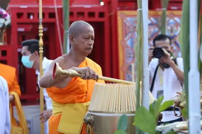 ประมวลภาพพิธีสวดนพเคราะห์และพุทธาภิเษกวัตถุมงคล วัดจุฬามณี ปี ๒๕๖๔