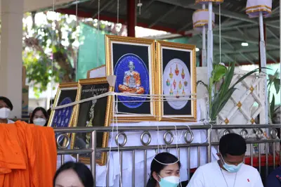 ประมวลภาพพิธีสวดนพเคราะห์และพุทธาภิเษกวัตถุมงคล วัดจุฬามณี ปี ๒๕๖๔