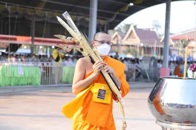 ประมวลภาพพิธีสวดนพเคราะห์และพุทธาภิเษกวัตถุมงคล วัดจุฬามณี ปี ๒๕๖๔