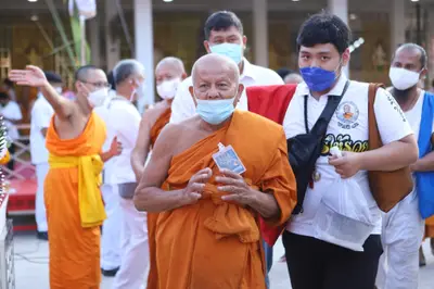 ประมวลภาพพิธีสวดนพเคราะห์และพุทธาภิเษกวัตถุมงคล วัดจุฬามณี ปี ๒๕๖๔
