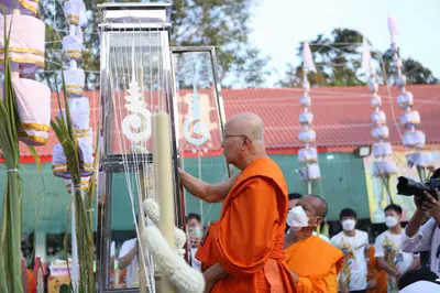 ประมวลภาพพิธีสวดนพเคราะห์และพุทธาภิเษกวัตถุมงคล วัดจุฬามณี ปี ๒๕๖๔
