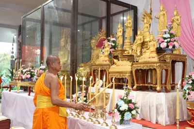 ประมวลภาพพิธีสวดนพเคราะห์และพุทธาภิเษกวัตถุมงคล วัดจุฬามณี ปี ๒๕๖๔