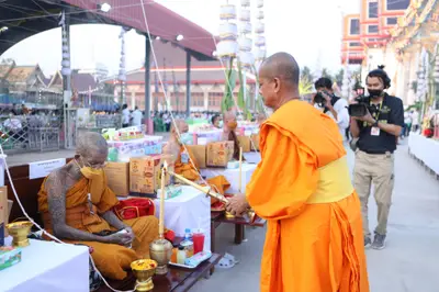 ประมวลภาพพิธีสวดนพเคราะห์และพุทธาภิเษกวัตถุมงคล วัดจุฬามณี ปี ๒๕๖๔