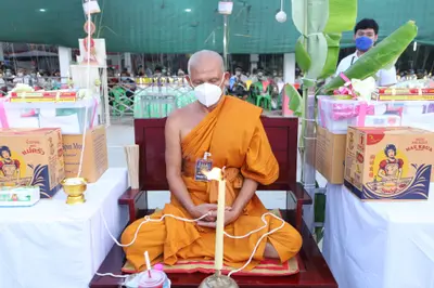 ประมวลภาพพิธีสวดนพเคราะห์และพุทธาภิเษกวัตถุมงคล วัดจุฬามณี ปี ๒๕๖๔