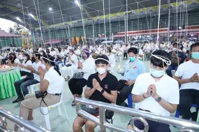 ประมวลภาพพิธีสวดนพเคราะห์และพุทธาภิเษกวัตถุมงคล วัดจุฬามณี ปี ๒๕๖๔