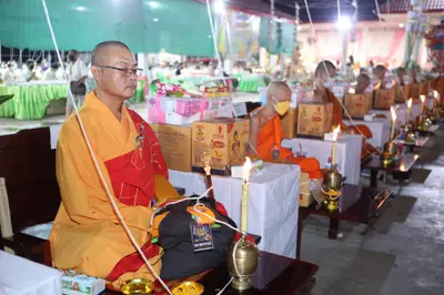 ประมวลภาพพิธีสวดนพเคราะห์และพุทธาภิเษกวัตถุมงคล วัดจุฬามณี ปี ๒๕๖๔