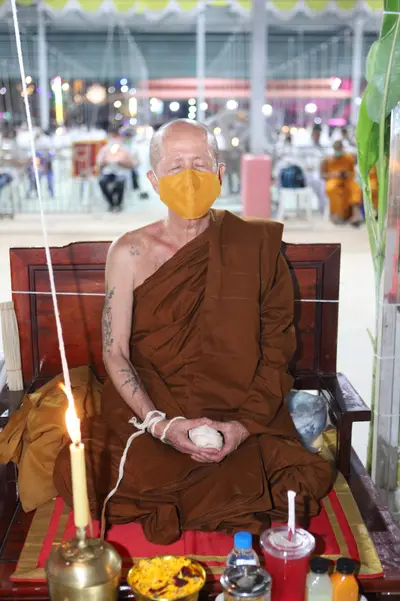 ประมวลภาพพิธีสวดนพเคราะห์และพุทธาภิเษกวัตถุมงคล วัดจุฬามณี ปี ๒๕๖๔
