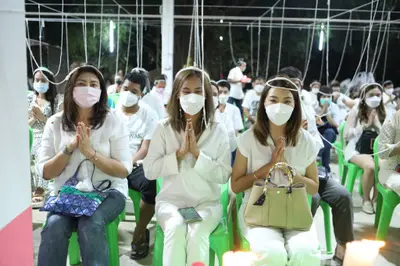 ประมวลภาพพิธีสวดนพเคราะห์และพุทธาภิเษกวัตถุมงคล วัดจุฬามณี ปี ๒๕๖๔