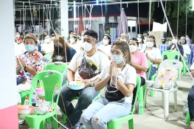 ประมวลภาพพิธีสวดนพเคราะห์และพุทธาภิเษกวัตถุมงคล วัดจุฬามณี ปี ๒๕๖๔