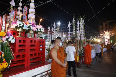 ประมวลภาพพิธีสวดนพเคราะห์และพุทธาภิเษกวัตถุมงคล วัดจุฬามณี ปี ๒๕๖๔