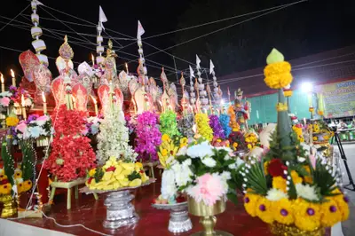 ประมวลภาพพิธีสวดนพเคราะห์และพุทธาภิเษกวัตถุมงคล วัดจุฬามณี ปี ๒๕๖๔