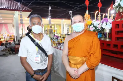 ประมวลภาพพิธีสวดนพเคราะห์และพุทธาภิเษกวัตถุมงคล วัดจุฬามณี ปี ๒๕๖๔