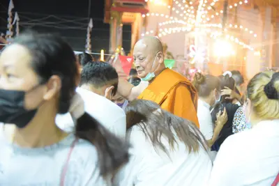 ประมวลภาพพิธีสวดนพเคราะห์และพุทธาภิเษกวัตถุมงคล วัดจุฬามณี ปี ๒๕๖๔