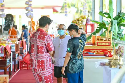 ประมวลภาพพิธีพุทธาภิเษกวัตถุมงคล วัดจุฬามณี ๔ กุมภาพันธ์ ๒๕๖๕