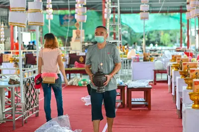 ประมวลภาพพิธีพุทธาภิเษกวัตถุมงคล วัดจุฬามณี ๔ กุมภาพันธ์ ๒๕๖๕