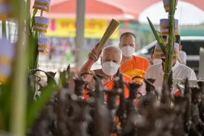 ประมวลภาพพิธีพุทธาภิเษกวัตถุมงคล วัดจุฬามณี ๔ กุมภาพันธ์ ๒๕๖๕