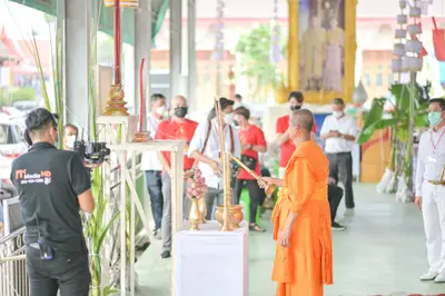 ประมวลภาพพิธีพุทธาภิเษกวัตถุมงคล วัดจุฬามณี ๔ กุมภาพันธ์ ๒๕๖๕