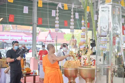 ประมวลภาพพิธีพุทธาภิเษกวัตถุมงคล วัดจุฬามณี ๔ กุมภาพันธ์ ๒๕๖๕