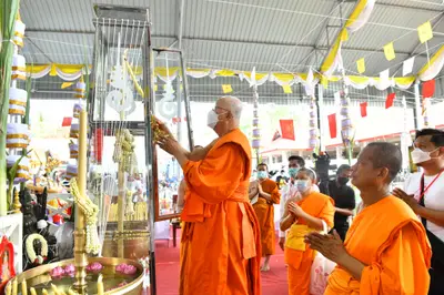 ประมวลภาพพิธีพุทธาภิเษกวัตถุมงคล วัดจุฬามณี ๔ กุมภาพันธ์ ๒๕๖๕