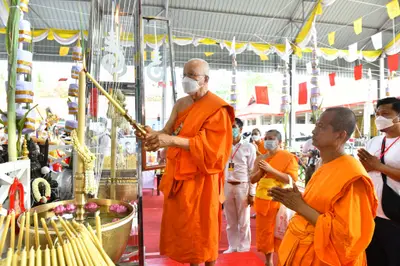 ประมวลภาพพิธีพุทธาภิเษกวัตถุมงคล วัดจุฬามณี ๔ กุมภาพันธ์ ๒๕๖๕