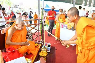 ประมวลภาพพิธีพุทธาภิเษกวัตถุมงคล วัดจุฬามณี ๔ กุมภาพันธ์ ๒๕๖๕