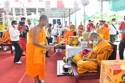 ประมวลภาพพิธีพุทธาภิเษกวัตถุมงคล วัดจุฬามณี ๔ กุมภาพันธ์ ๒๕๖๕