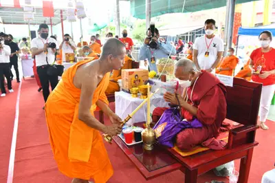 ประมวลภาพพิธีพุทธาภิเษกวัตถุมงคล วัดจุฬามณี ๔ กุมภาพันธ์ ๒๕๖๕