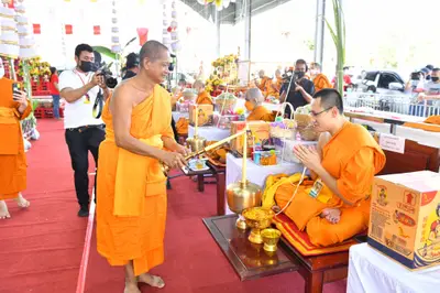 ประมวลภาพพิธีพุทธาภิเษกวัตถุมงคล วัดจุฬามณี ๔ กุมภาพันธ์ ๒๕๖๕