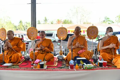 ประมวลภาพพิธีพุทธาภิเษกวัตถุมงคล วัดจุฬามณี ๔ กุมภาพันธ์ ๒๕๖๕