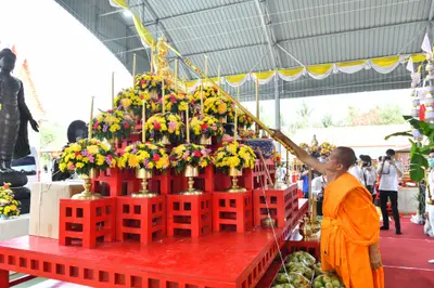 ประมวลภาพพิธีพุทธาภิเษกวัตถุมงคล วัดจุฬามณี ๔ กุมภาพันธ์ ๒๕๖๕