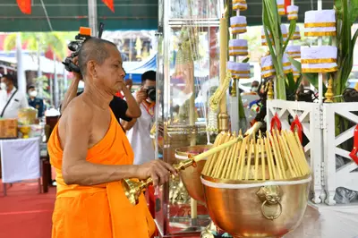 ประมวลภาพพิธีพุทธาภิเษกวัตถุมงคล วัดจุฬามณี ๔ กุมภาพันธ์ ๒๕๖๕