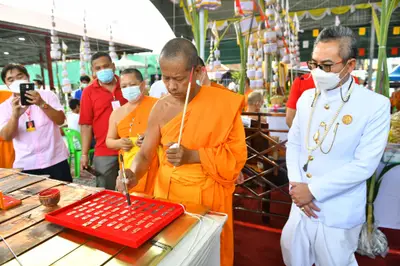 ประมวลภาพพิธีพุทธาภิเษกวัตถุมงคล วัดจุฬามณี ๔ กุมภาพันธ์ ๒๕๖๕