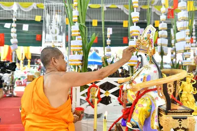 ประมวลภาพพิธีพุทธาภิเษกวัตถุมงคล วัดจุฬามณี ๔ กุมภาพันธ์ ๒๕๖๕