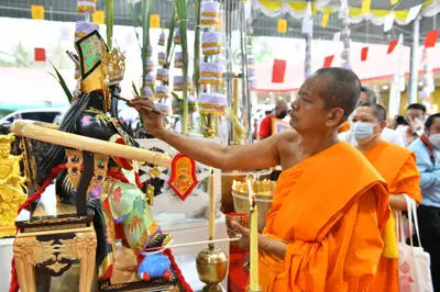 ประมวลภาพพิธีพุทธาภิเษกวัตถุมงคล วัดจุฬามณี ๔ กุมภาพันธ์ ๒๕๖๕