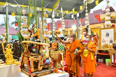 ประมวลภาพพิธีพุทธาภิเษกวัตถุมงคล วัดจุฬามณี ๔ กุมภาพันธ์ ๒๕๖๕