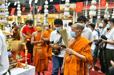 ประมวลภาพพิธีพุทธาภิเษกวัตถุมงคล วัดจุฬามณี ๔ กุมภาพันธ์ ๒๕๖๕