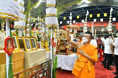 ประมวลภาพพิธีพุทธาภิเษกวัตถุมงคล วัดจุฬามณี ๔ กุมภาพันธ์ ๒๕๖๕