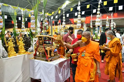 ประมวลภาพพิธีพุทธาภิเษกวัตถุมงคล วัดจุฬามณี ๔ กุมภาพันธ์ ๒๕๖๕