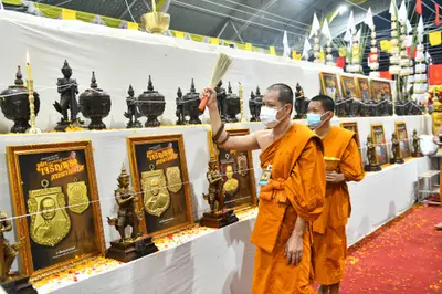 ประมวลภาพพิธีพุทธาภิเษกวัตถุมงคล วัดจุฬามณี ๔ กุมภาพันธ์ ๒๕๖๕
