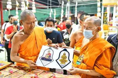 ประมวลภาพพิธีพุทธาภิเษกวัตถุมงคล วัดจุฬามณี ๔ กุมภาพันธ์ ๒๕๖๕