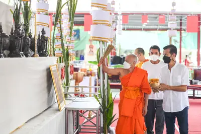 ประมวลภาพพิธีพุทธาภิเษกวัตถุมงคล วัดจุฬามณี ๔ กุมภาพันธ์ ๒๕๖๕