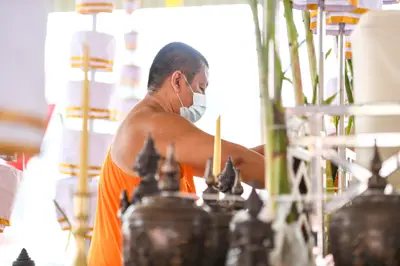 ประมวลภาพพิธีพุทธาภิเษกวัตถุมงคล วัดจุฬามณี ๔ กุมภาพันธ์ ๒๕๖๕