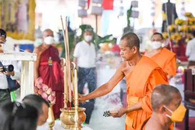 ประมวลภาพพิธีพุทธาภิเษกวัตถุมงคล วัดจุฬามณี ๔ กุมภาพันธ์ ๒๕๖๕