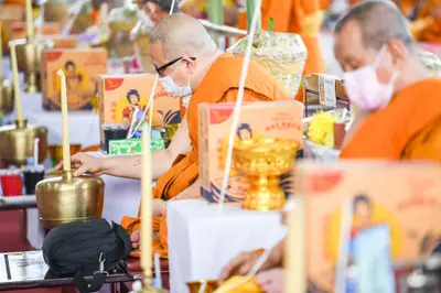 ประมวลภาพพิธีพุทธาภิเษกวัตถุมงคล วัดจุฬามณี ๔ กุมภาพันธ์ ๒๕๖๕