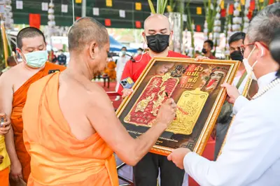 ประมวลภาพพิธีพุทธาภิเษกวัตถุมงคล วัดจุฬามณี ๔ กุมภาพันธ์ ๒๕๖๕