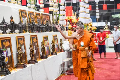 ประมวลภาพพิธีพุทธาภิเษกวัตถุมงคล วัดจุฬามณี ๔ กุมภาพันธ์ ๒๕๖๕