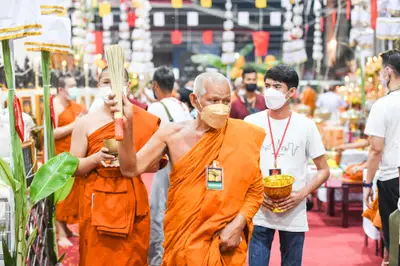 ประมวลภาพพิธีพุทธาภิเษกวัตถุมงคล วัดจุฬามณี ๔ กุมภาพันธ์ ๒๕๖๕